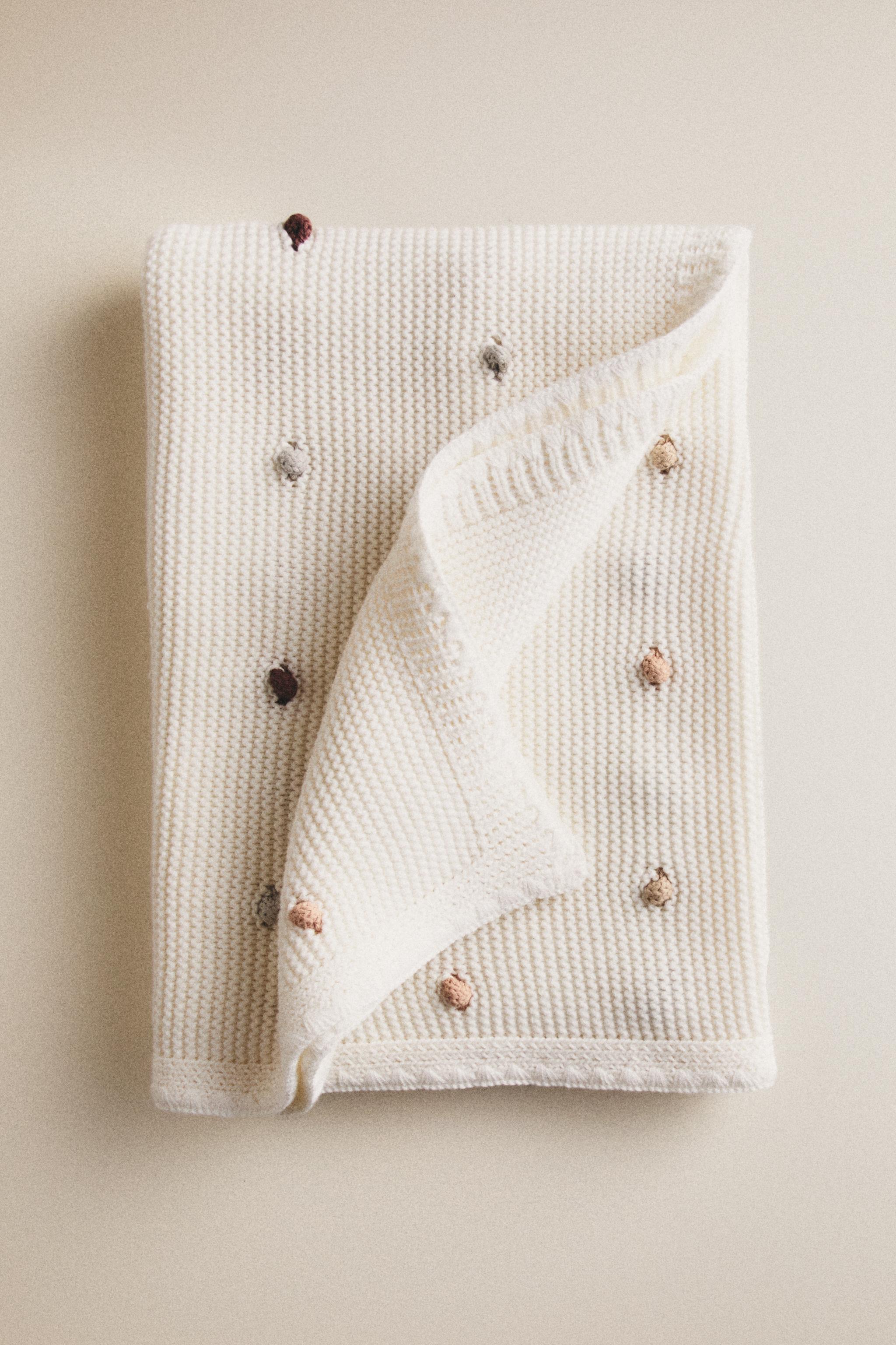 COUVERTURE BÉBÉ TRICOT